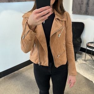 VICI Suede camel jacket. Small